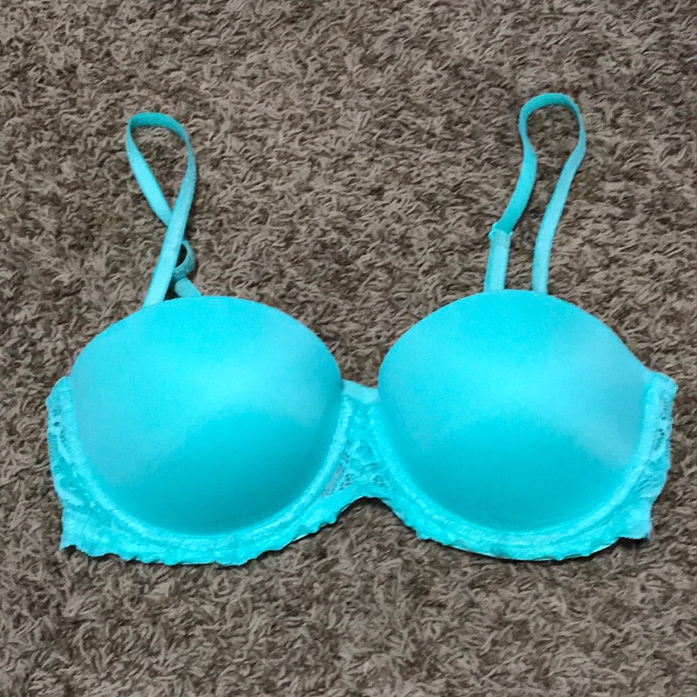 PINK date push-up strapless